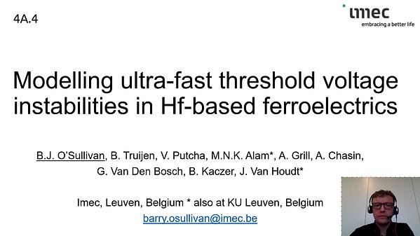 Underline 4A 4 Modelling Ultra Fast Threshold Voltage Instabilities