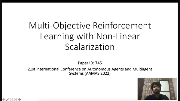 Underline Multi Objective Reinforcement Learning With Non Linear