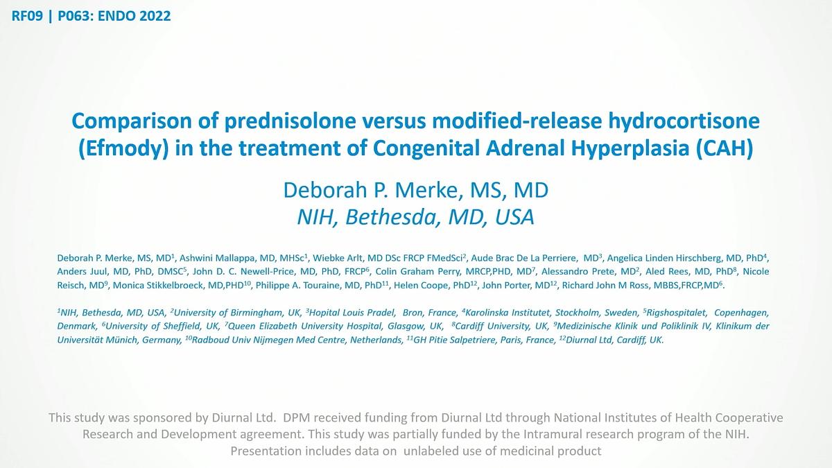 Underline Comparison Of Prednisolone Versus Modified Release