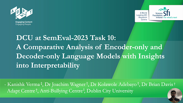 Underline DCU At SemEval 2023 Task 10 A Comparative Analysis Of