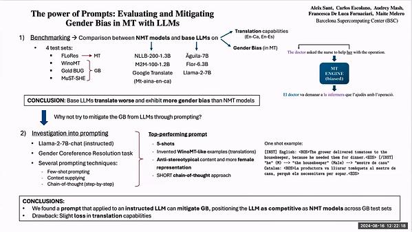 The power of Prompts: Evaluating and Mitigating Gender Bias in MT with ...