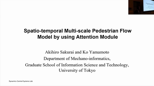 Spatio-Temporal Multi-Scale Pedestrian Flow Model by Using Attention ...