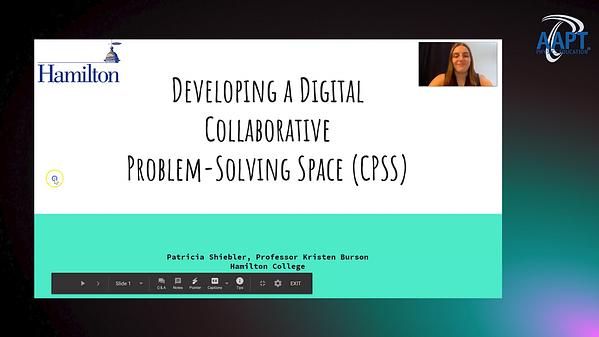 Developing a Digital Collaborative Problem Solving Space | Underline