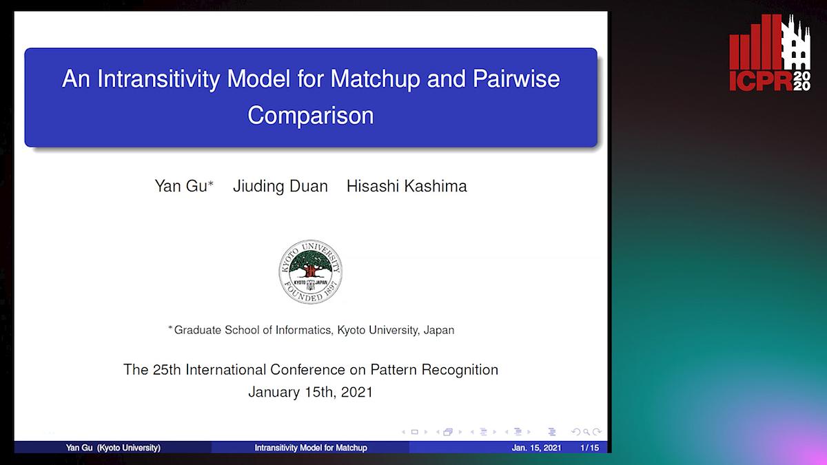 Underline | An Intransitivity Model for Matchup and Pairwise Comparison