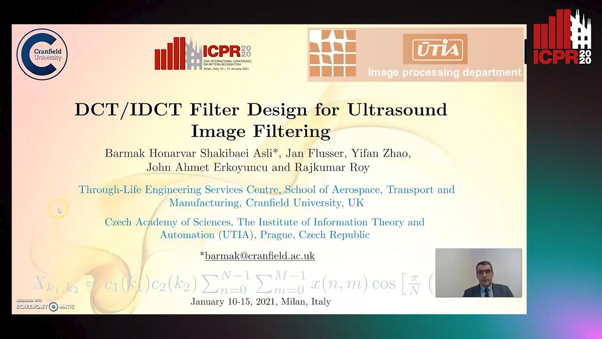 Underline | DCT/IDCT Filter Design for Ultrasound Image Filtering