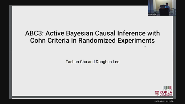 ABC3: Active Bayesian Causal Inference with Cohn Criteria in Randomized ...