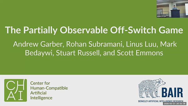 The Partially Observable Off-Switch Game | Underline