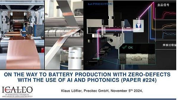 Battery Openprocessing On the Way to Battery Production with Zero-Defects With the Use of AI ...