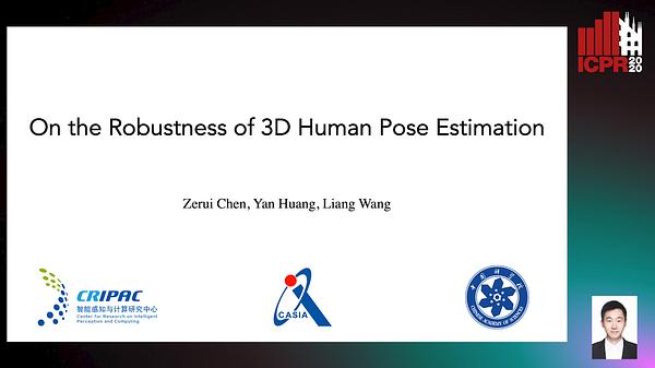 Underline On The Robustness Of 3d Human Pose Estimation Underline On The Robustness Of 3d Human Pose Estimation