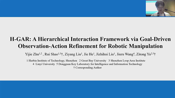 H-GAR: A Hierarchical Interaction Framework via Goal-Driven Observation ...