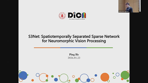 S3Net: Spatiotemporally Separated Sparse Network for Neuromorphic ...
