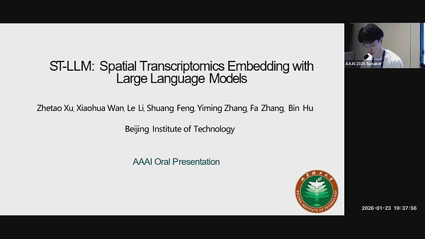 ST-LLM: Spatial Transcriptomics Embedding with Large Language Models ...