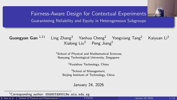 Fairness-Aware Design for Contextual Experiments: Guaranteeing ...