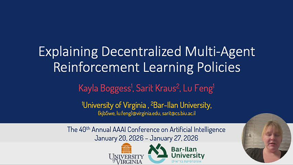Explaining Decentralized Multi-Agent Reinforcement Learning Policies ...
