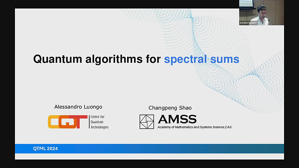 Quantum Algorithms for Spectral Sums | Underline