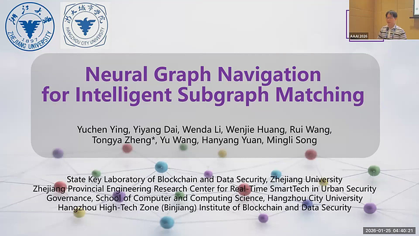 Neural Graph Navigation for Intelligent Subgraph Matching | Underline