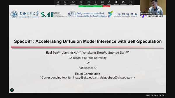 SpecDiff: Accelerating Diffusion Model Inference with Self-Speculation ...