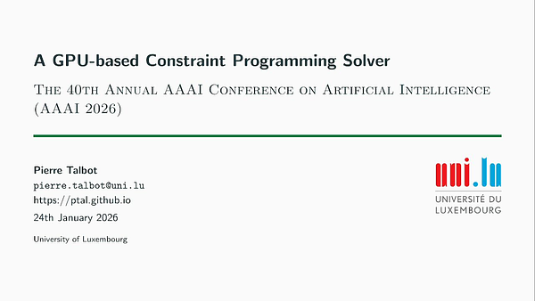 A GPU-based Constraint Programming Solver | Underline