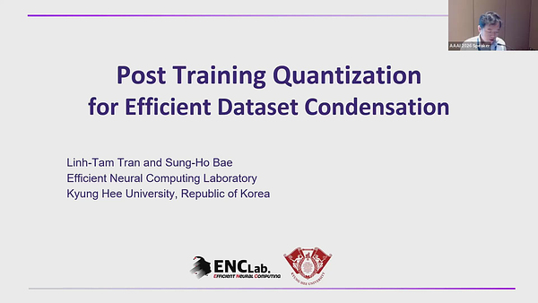 Post Training Quantization for Efficient Dataset Condensation | Underline