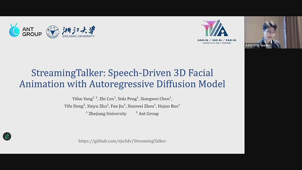 StreamingTalker: Audio-driven 3D Facial Animation with Autoregressive ...