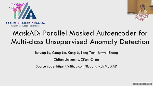 MaskAD: Parallel Masked Autoencoder for Multi-class Unsupervised ...