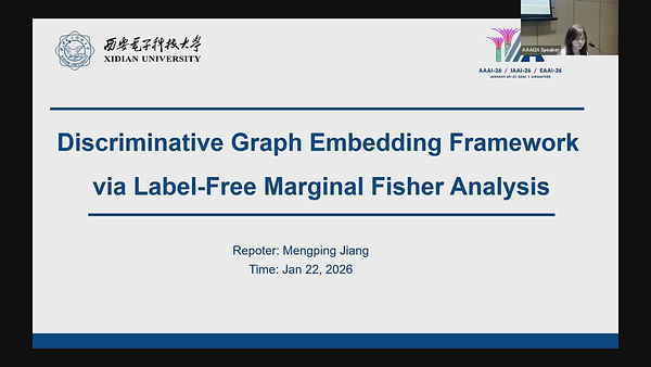 Discriminative Graph Embedding Framework via Label-Free Marginal Fisher ...