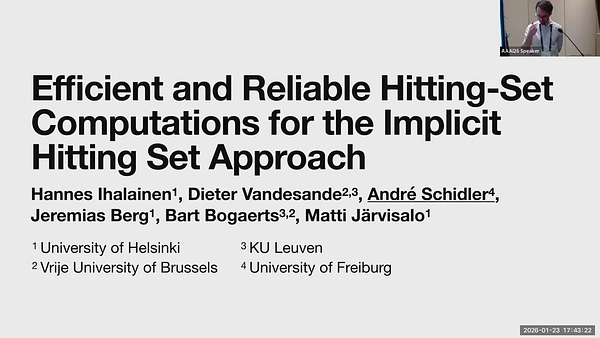 Efficient and Reliable Hitting-Set Computations for the Implicit ...
