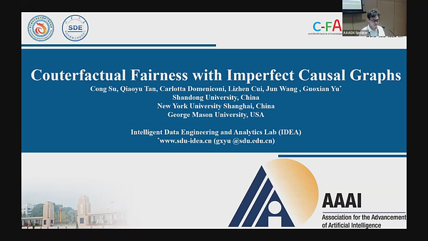 Counterfactual Fairness with Imperfect Causal Graphs | Underline