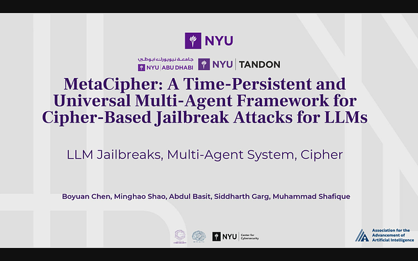MetaCipher: A Time-Persistent and Universal Multi-Agent Framework for ...