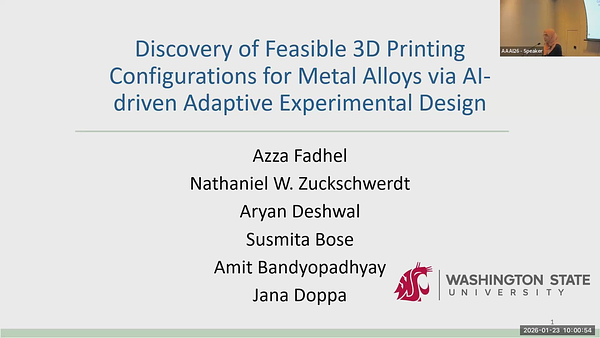 Discovery of Feasible 3D Printing Configurations for Metal Alloys via ...