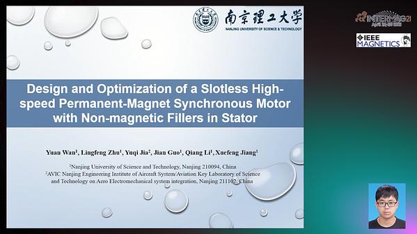 Design and Optimization of a Slotless High-speed Permanent-Magnet ...
