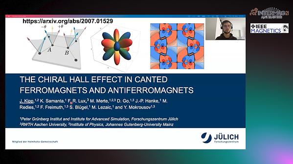 The chiral Hall effect in canted ferromagnets and antiferromagnets ...