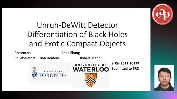 Unruh-DeWitt Detector Differentiation of Black Holes and Exotic Compact ...