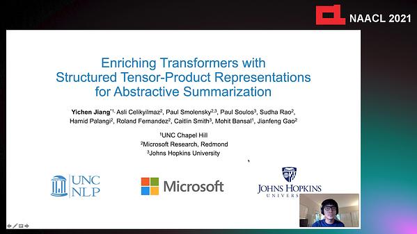 Underline | Enriching Transformers with Structured Tensor-Product ...