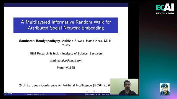 A Multilayered Informative Random Walk for Attributed Social Network ...