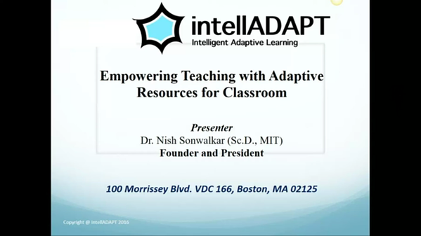 Empowering Teaching with Adaptive Resources for the Classroom part 1 ...