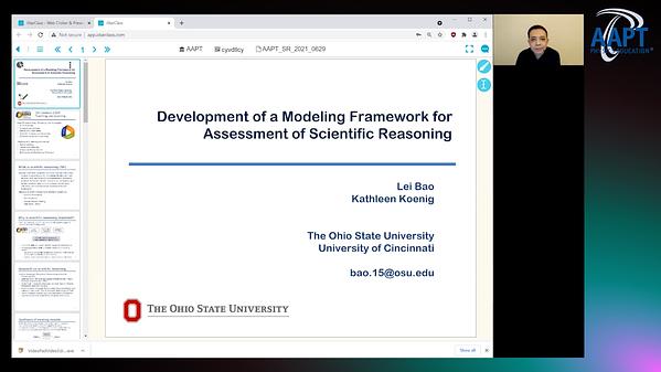 Development of a Modeling Framework for Assessment of Scientific ...