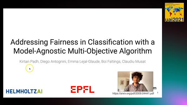 Addressing Fairness in Classification with a Model-Agnostic Multi ...