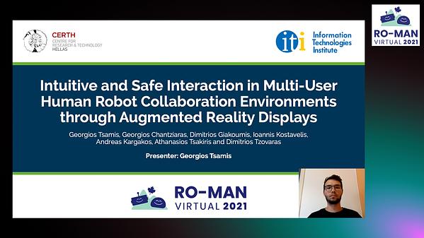 Intuitive and Safe Interaction in Multi-User Human Robot Collaboration ...