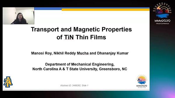 Transport and Magnetic Properties of TiN Thin Films | Underline