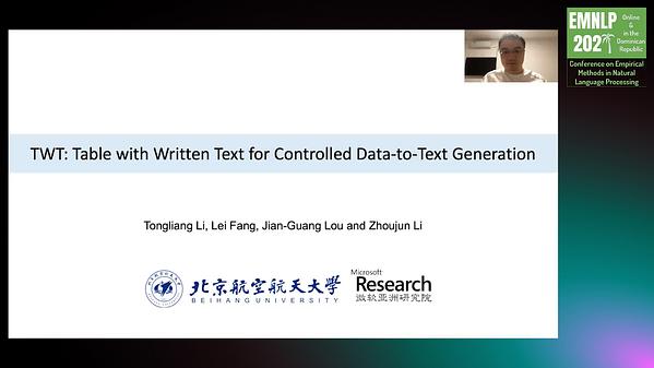 TWT: Table with Written Text for Controlled Data-to-Text Generation ...