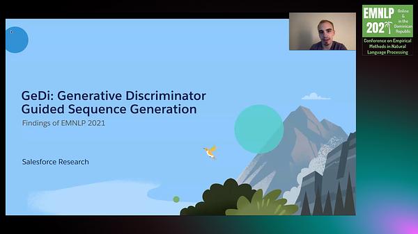 Underline | GeDi: Generative Discriminator Guided Decoding for Faster ...