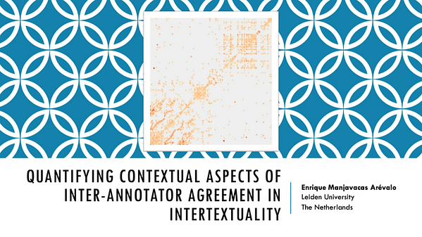 Quantifying Contextual Aspects of Inter-annotator Agreement in ...