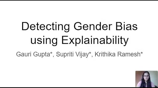 Underline | Detecting Gender Bias Using Explainability