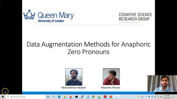 Data Augmentation Methods for Anaphoric Zero Pronouns | Underline