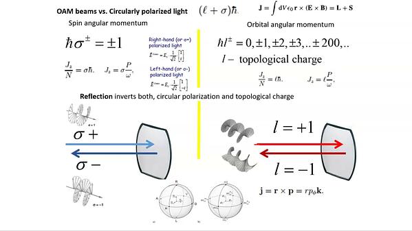 Competition between orbital and spin angular momenta of the THz beams ...