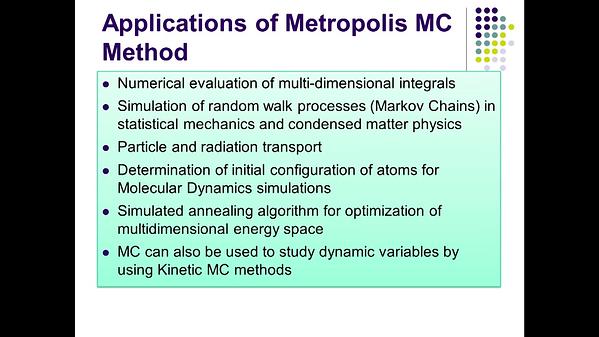 Underline | Molecular Dynamics MOOC 9.2.5. Benefits of of Monte Carlo ...