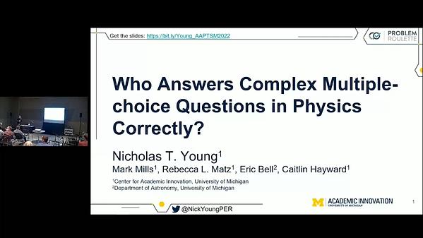 Complex Multiple Answer Questions Who Answers Complex Multiple-choice Questions in Physics Correctly ...