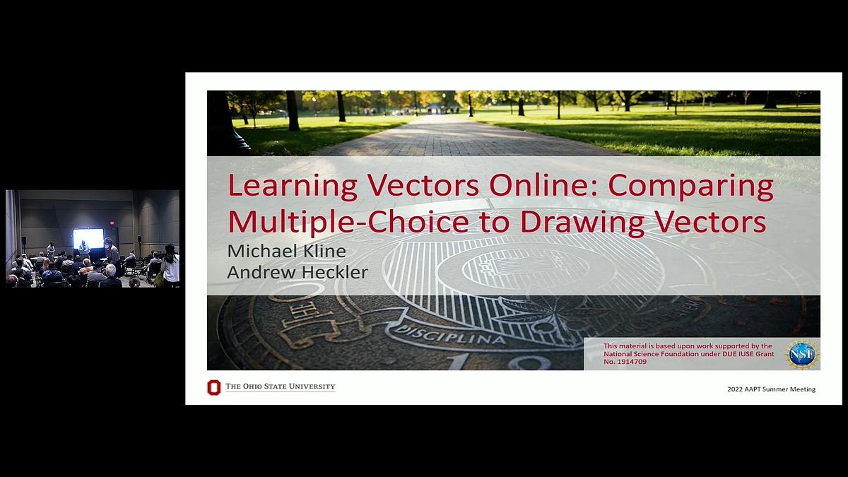 Underline | Learning Vectors Online: Comparing Multiple-Choice to ...