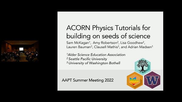 ACORN Physics Tutorials for building on seeds of science | Underline